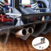 High Performance RC Exhaust System for Upgrades and Tuning, Compatible with 1/10 Scale Nitro RC Cars, Aluminum Construction- Single Row view 3