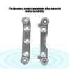 Front Swing Arm Mount for VRX RH1043 / 1045 RC Racing Car, Aluminum Alloy Upgrade Parts, Lightweight and Durable Front Swing Arm Holders for 1/10 Desert Off - Road Truggy, Easy Ins (10912S silver) view 3
