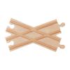 Wooden Train Track Expansion Set Adapter Railroads Toy Track Accessories for Boys Girls Child- 16cmx9cmx1.2cm view 3