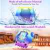 9 Pcs Set Silicone Case for Tamagotchi Paradise - Penguin & Octopus Design with Storage Box & 2 Button Cap & 2 Screen Protector & Lanyards - Protective Cover Case for Tamagotchi Pet Accessories view 4