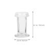 2Pcs Transparent Glass Staining Jars for Microscope Slides - 5-Slide Capacity Laboratory Containers view 3