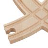 Wooden Train Track Expansion Set Adapter Railroads Toy Track Accessories for Boys Girls Child- 14.5cmx14cmx1.2cm view 3