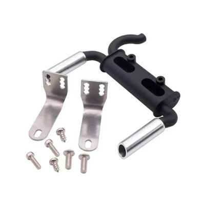 For TRX4 For Axial For SCX10 90046 D90 1/10 Metal EXhause Exhaust Pipe Tailpipe RC Car For Rock Crawler Decoration Parts Rc Upgrade Components