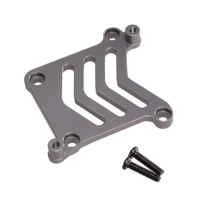 Rc Toys Accessories For MJX For Hyper Go 16207 16208 16209 16210 H6V3 M162 M163 1/16 Metal Servo Base Remote Control Car Upgrade Accessories(Titanium)