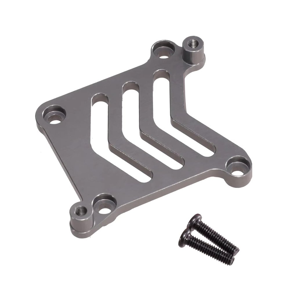 Rc Toys Accessories For MJX For Hyper Go 16207 16208 16209 16210 H6V3 M162 M163 1/16 Metal Servo Base Remote Control Car Upgrade Accessories(Titanium)