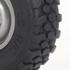 4 Pack 1/16 Scale Soft Wheel Tyres Set for WPL B14 C44 C14 RC Vehicles, Replacement Tires for Off-Road Crawler- Argent view 2