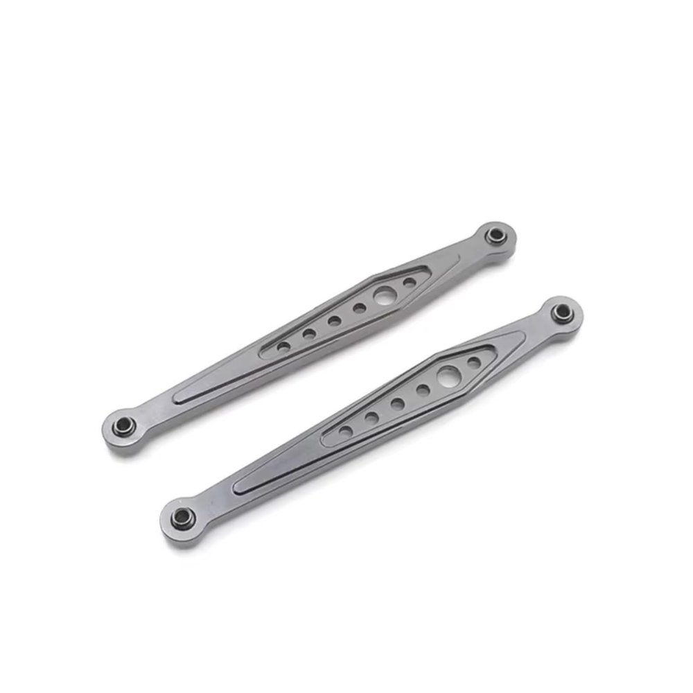 RC Crawlers Toys For WLtoys 12428 12427 12423 12429 FY Metal Rear Fixed Pull Rod Remote Control Car Upgrade Parts(Titanium)