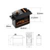 15KG Digital Metal Gear Waterproof Servo Brushless Suitable for 1/8 1/10 RC Car TRX4 Scx10 Yk4102 104001 Yk4082 view 2