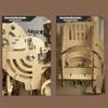 0.55 Inches Mechanical Marble Run Model 3D Wooden Puzzle with Electric Motor for Adult, 1000+pcs Sky City DIY Assemble Kit view 3