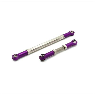 RC Crawlers Toys For MN For MN168 For MN82 LC79 For MN78 1/12 Front Axle Steering Linkage Rod RC Car Upgrade Accessories(PURPLE)