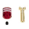 1 Black + 1 Red Two Radiator Brass Bullet Banana Plug RC Car Connector Upgrade Modification Parts Rc Upgrade Components(4.2mm) view 1