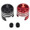 1 Black + 1 Red Two Radiator Brass Bullet Banana Plug RC Car Connector Upgrade Modification Parts Rc Upgrade Components(4.2mm) view 4