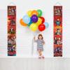 2Pcs Stranger Season 5 Things Birthday party Porch Sign Door Hanging Banner Birthday Party Supplies for Wall Decorations view 3