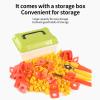 Cardboard Saw Set for Kids - 148 Piece Safe Serrated Cutter | Educational Construction Supplies with Handles, Craft Tools for School Projects, Strong, view 3