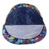3 in 1 Pool Floats Lounger with Detachable Sun Shade Canopy and Cup Holder Large Inflatable Pool Float for Adults Beach Lake Party PVC Material 72.83 x 47.2 Inches view 3