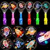 28 PCS Valentines Day Favors for Kids Classroom Light Up Finger Lights Toys with Valentine Day Cards Glow in the Dark Party Favors for KidsValentine Exchange Cards for Kid Class Party Favors view 1