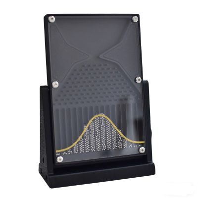 12 * 18cm Desk Galton Board, Desk Galton Board, Normal Distribution Mathematical Model, Effective Statistical Law Demonstration, for School Labs Education Physics Education.(Black)
