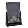 12 * 18cm Desk Galton Board, Desk Galton Board, Normal Distribution Mathematical Model, Effective Statistical Law Demonstration, for School Labs Education Physics Education.(Black) view 1