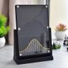 12 * 18cm Desk Galton Board, Desk Galton Board, Normal Distribution Mathematical Model, Effective Statistical Law Demonstration, for School Labs Education Physics Education.(Black) view 2
