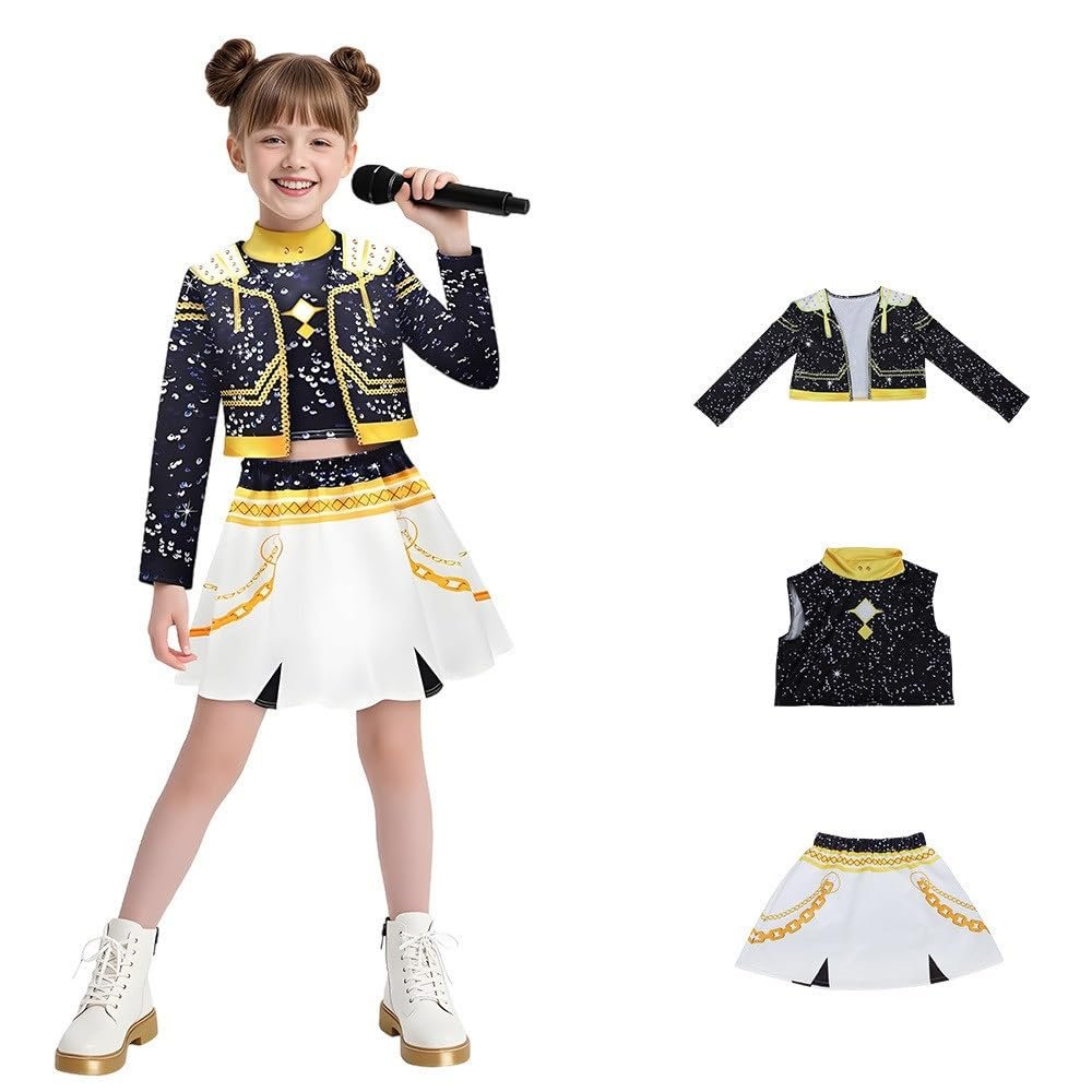 2026 Christmas Costume Outfit for Teens Kids Girls Party Costumes,Toddler Stage Cosplay(H,160(Fit Height 56.9-60.8 in))