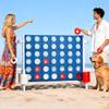 Eterfun Jumbo 4-to-Score Game Set, Giant 4-in-a-Row Tic Tac Toe for Outdoor Yard & Indoor Party, 4 FT Family Games for Teens and Adults with 42 Big Rings view 1