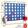 Eterfun Jumbo 4-to-Score Game Set, Giant 4-in-a-Row Tic Tac Toe for Outdoor Yard & Indoor Party, 4 FT Family Games for Teens and Adults with 42 Big Rings view 3