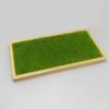 WOONEKY Tray Display Stand with Artificial Grass Base for Action Figure Model Collectors Desktop Organizer for Home Decor and Figurine Showcase view 4