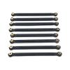 RC Crawlers Toys For MN128 MN86 G500 1/12 Metal Chassis Fixing Pull Rod Kit RC Car Upgrade Replacement Parts(Black) view 1