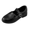 1/4 Scale Doll Shoes for Male and Female Dolls, Realistic Miniature Shoes for BJD, Fashion Outfit Accessories, Crafting- Black view 1