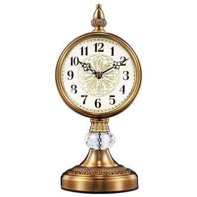 HKRVPXD Living Room Desk Ornament Clock/Silent Mantel Clocks, for Home Office Decoration Bedside Decor