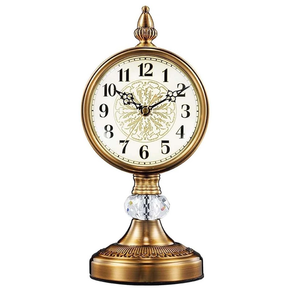 HKRVPXD Living Room Desk Ornament Clock/Silent Mantel Clocks, for Home Office Decoration Bedside Decor