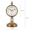 HKRVPXD Living Room Desk Ornament Clock/Silent Mantel Clocks, for Home Office Decoration Bedside Decor view 4