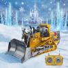 Mudsterz Construction Rc Set of 4, Remote Control Excavator Set,360 Rotation Rechargeable 2.4ghz Remote Control Construction Vehicles with Cool LED Lights,Metal Parts,Real Sound(C * 1) view 1