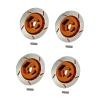 4Pcs 1/12 RC Wheel Brake Disc Replacement Parts for Crawler Car MN128, 12mm Hex DIY Modified Spare Parts- Gold view 1