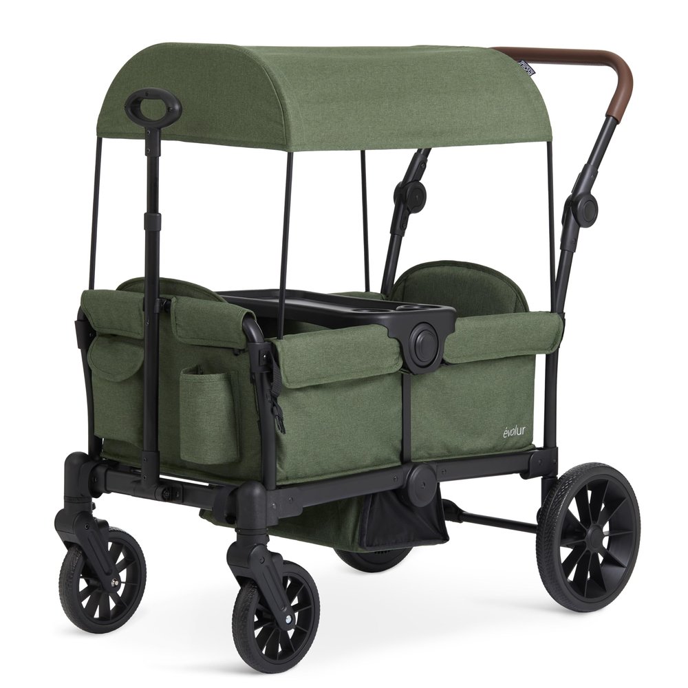 Evolur Trailblazer Wagon Stroller in Green