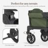 Evolur Trailblazer Wagon Stroller in Green view 3