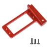 Aluminum Alloy Servo Mount Professional Axle Mount Bracket for 1/10 RC Car Chassis Modification Kit- Red view 1