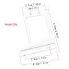 Aluminum Alloy Servo Mount Professional Axle Mount Bracket for 1/10 RC Car Chassis Modification Kit- Red view 2