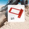 Aluminum Alloy Servo Mount Professional Axle Mount Bracket for 1/10 RC Car Chassis Modification Kit- Red view 4