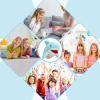 Animal Hand Puppets Stuffed  Ergonomic Sleek Shark Toys Moveable Mouth, Plush Puppet, Kids, Family Home Party School Classroom | Kids Family Home Party School Classroom Playroom Daycare view 4