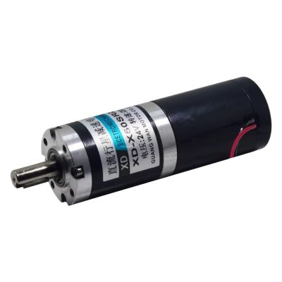 50mm DC Planetary Gear Motor 12V 24V Low Speed Motor 15W adjustable speed CW CCW(10RPM_12V)