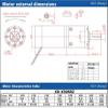 50mm DC Planetary Gear Motor 12V 24V Low Speed Motor 15W adjustable speed CW CCW(10RPM_12V) view 4