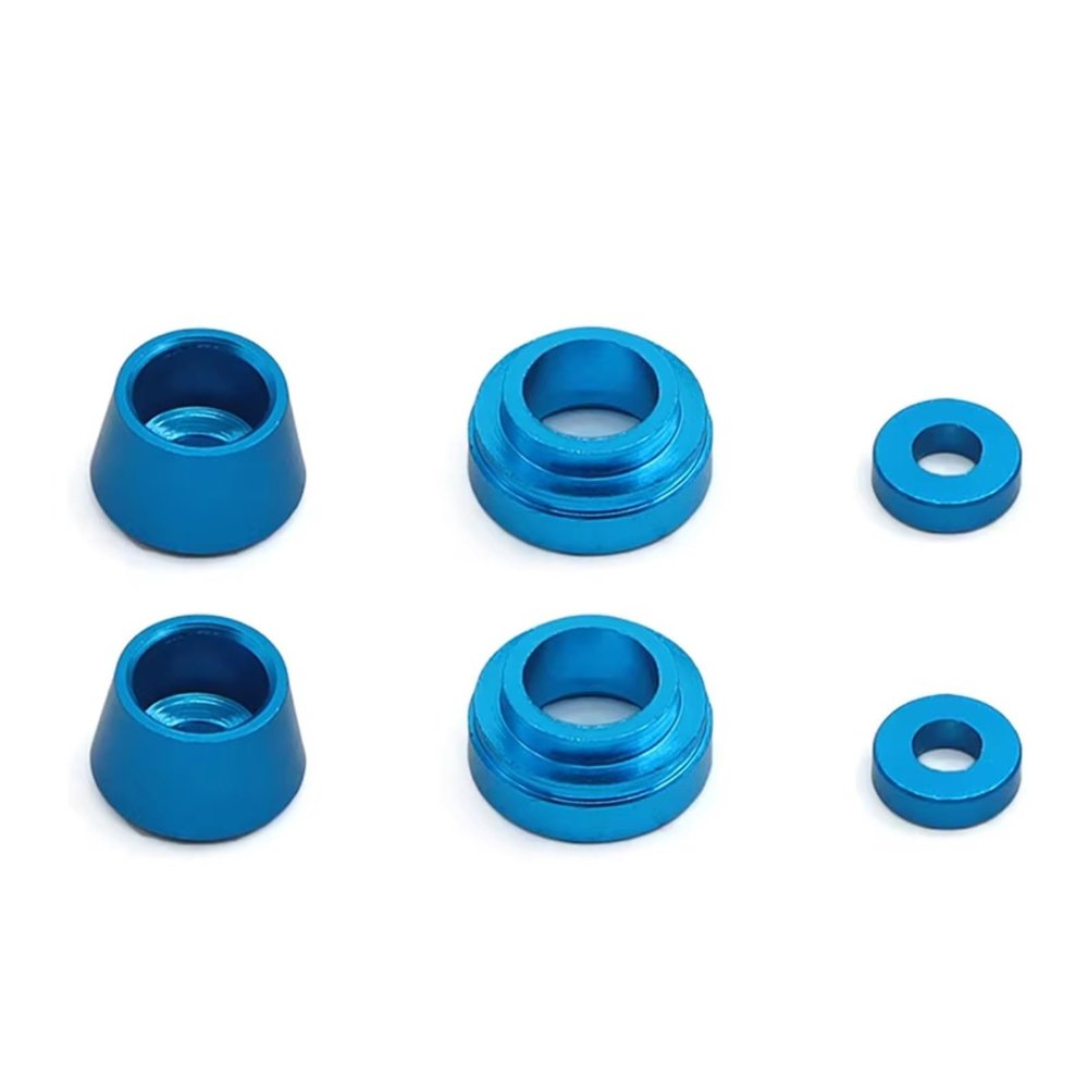 RC Toys Upgrades Parts For Tamiya For TT02 1/10 Metal Steering Cups Gasket Front Kit For RC Car Modifications Upgrade Part Accessories(Blue)