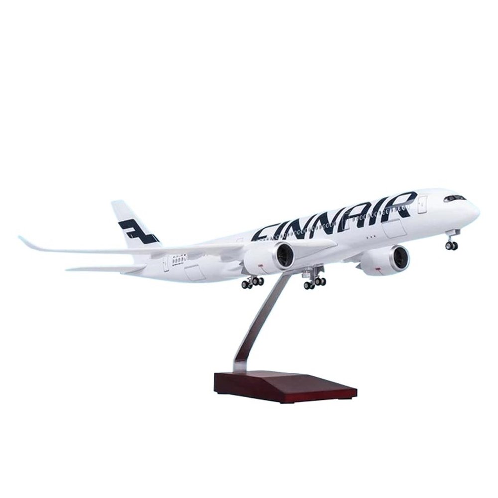Flying Airplane Model Airplane Airbus A350 1/142 Scale 47CM Finland FINNAIR Airways Model with Wheels Diecast Plane for Collection Gifts Aviation Airbus
