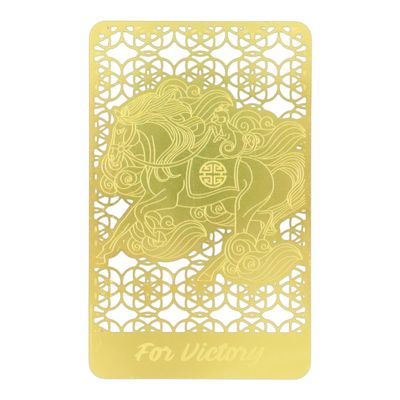 2026 Fly on Monkey on Horse Talisman Card Plaque Amulet for Victory and Success