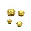 Pneumatic Flat Head Brass Exhaust Muffler M5 1/8" 1/4" 3/8" 1/2" Noise Muffler Fitting Solenoid Valve Filter Connector(SLM-03) view 3