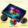 4 Pocket Trading Card Binder 160 Side Loading Pocket Album with Galaxy Skull Flowers Pattern Design Card Binder for Sports Cards & Game Cards view 4