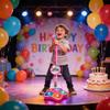 2026 New Kids Star Microphone with Stand - Portable Karaoke Machine Toy with Built-in Music, Colorful Lights & Echo Effects, Adjustable Height for Singing, Music Play view 4