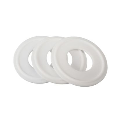 KGETHBZO 20 PCS PTFE 0.5" 1.5" 2" - 4" Tri Clamp Sanitary Silicone Sealing Gasket Strip Ring for Diopter Ferrule(76 x 91mm)