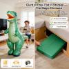 Inflatable Dinosaur, Inflatable Remote Control Dinosaur Toy, Large RC Inflatables Walking Dino with 20s Fast Inflation & Deflation, 360 Rotating Movement, Rechargeable Indoor Outdoor Toy (Large) view 3
